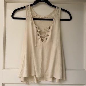 Chloe & Katie || Cream Tank Top
